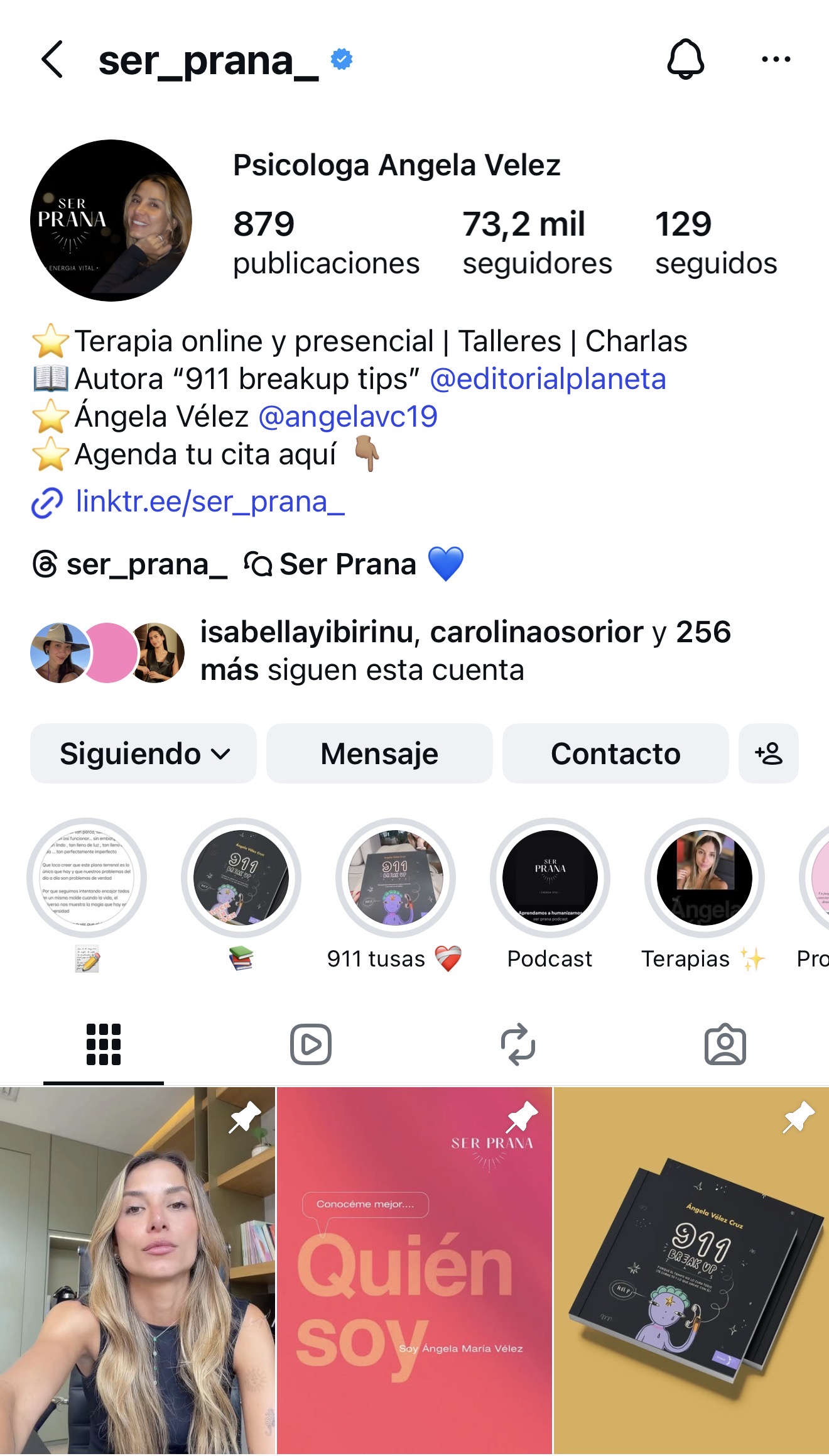 Ser Prana en Instagram — 73.2K seguidores